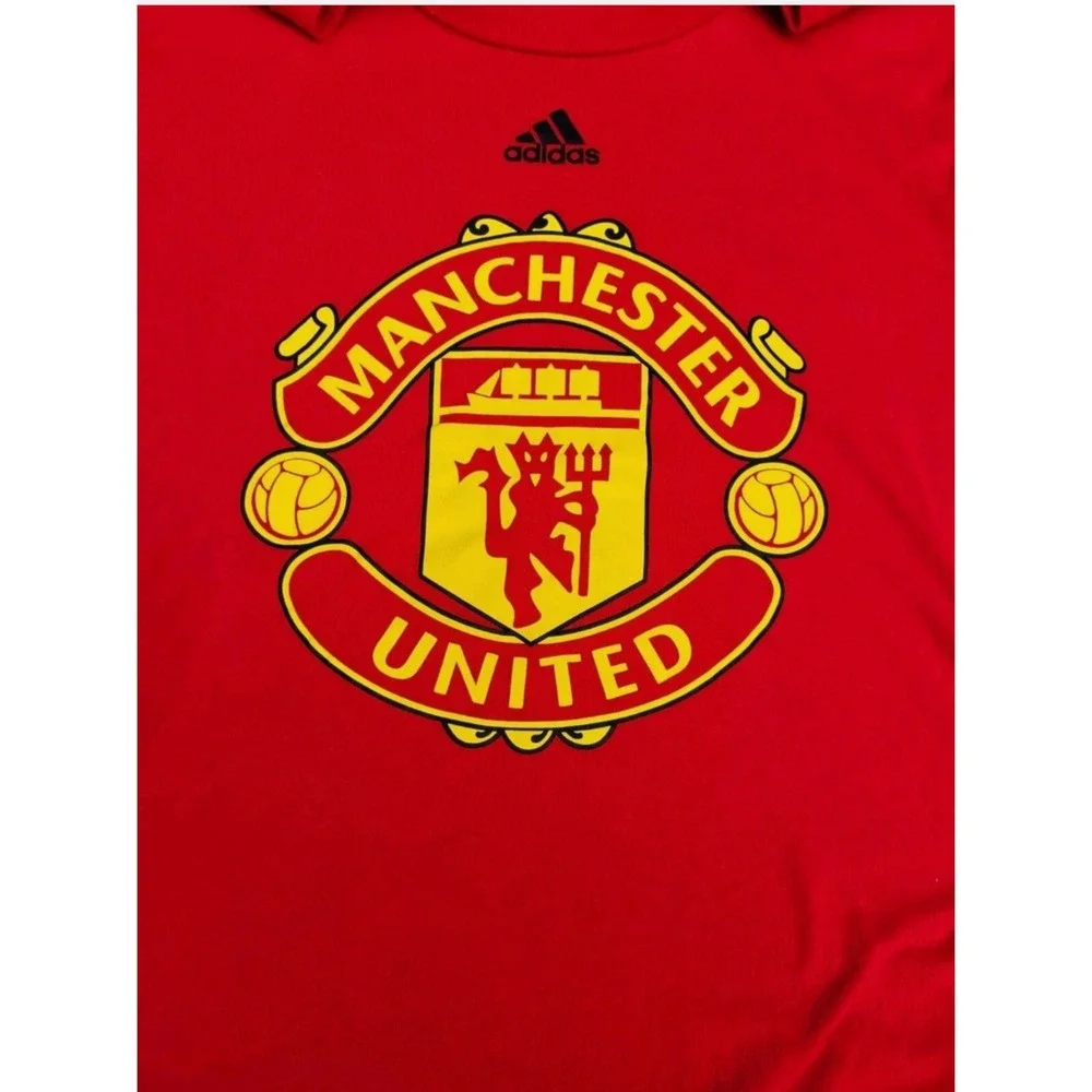 Adidas Manchester United Amplifier Tee Soccer Jersey‎ Red XL/TG